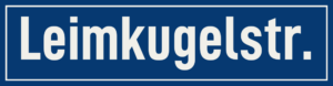 Straßenschild Leimkugelstraße
