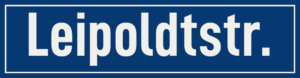 Straßenschild Leipoldtstraße