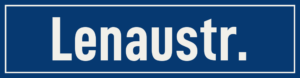 Straßenschild Lenaustraße