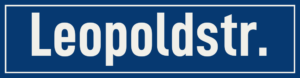 Straßenschild Leopoldstraße
