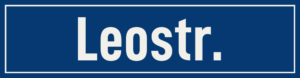 Straßenschild Leostraße