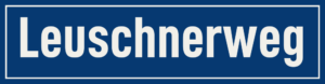 Straßenschild Leuschnerweg
