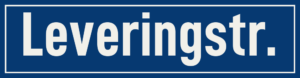 Straßenschild Leveringstraße
