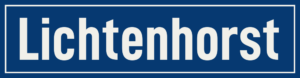 Straßenschild Lichtenhorst