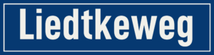 Straßenschild Liedtkeweg