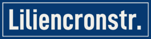Straßenschild Liliencronstraße