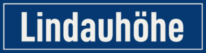 Straßenschild Lindauhöhe