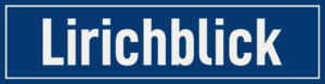 Straßenschild Lirichblick
