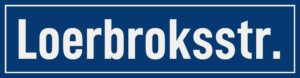 Straßenschild Loerbroksstraße