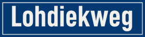 Straßenschild Lohdiekweg