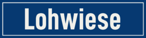 Straßenschild Lohwiese