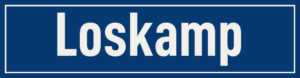 Straßenschild Loskamp
