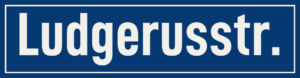 Straßenschild Ludgerusstraße