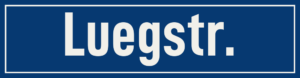 Straßenschild Luegstraße
