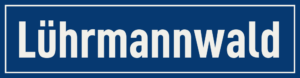 Straßenschild Lührmannwald