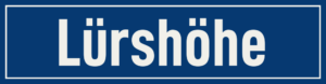 Straßenschild Lürshöhe