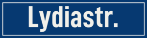 Straßenschild Lydiastraße