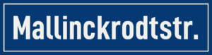 Straßenschild Mallinckrodtstraße