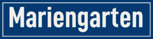 Straßenschild Mariengarten