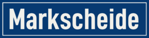 Straßenschild Markscheide