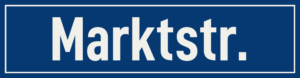 Straßenschild Marktstraße