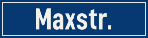 Straßenschild Maxstraße