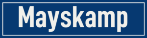 Straßenschild Mayskamp