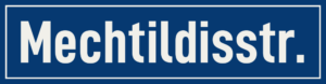 Straßenschild Mechtildisstraße