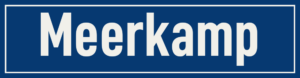 Straßenschild Meerkamp