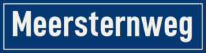 Straßenschild Meersternweg