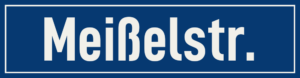 Straßenschild Meißelstraße