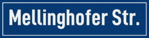 Straßenschild Mellinghofer Straße