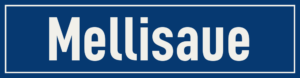 Straßenschild Mellisaue