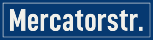 Straßenschild Mercatorstraße