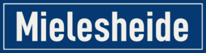 Straßenschild Mielesheide