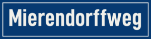 Straßenschild Mierendorffweg