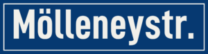 Straßenschild Mölleneystraße