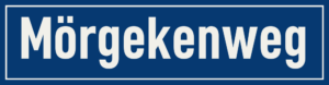 Straßenschild Mörgekenweg
