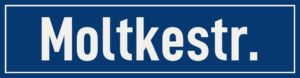 Straßenschild Moltkestraße