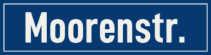 Straßenschild Moorenstraße