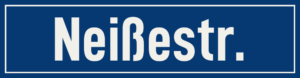 Straßenschild Neißestraße