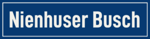 Straßenschild Nienhuser Busch