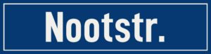 Straßenschild Nootstraße