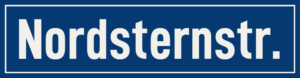 Straßenschild Nordsternstraße