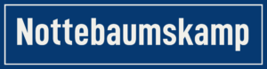 Straßenschild Nottebaumskamp