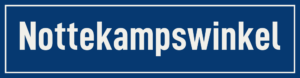 Straßenschild Nottekampswinkel