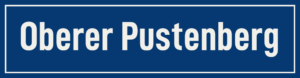 Straßenschild Oberer Pustenberg