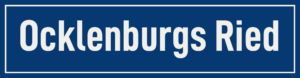 Straßenschild Ocklenburgs Ried