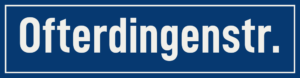 Straßenschild Ofterdingenstraße