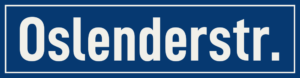 Straßenschild Oslenderstraße